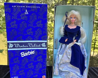 1995 Winter Velvet Barbie Movie Avon Exclusive Special Ed 1st in Series Mint!