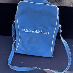 United Airlines Vintage Bag - Etsy