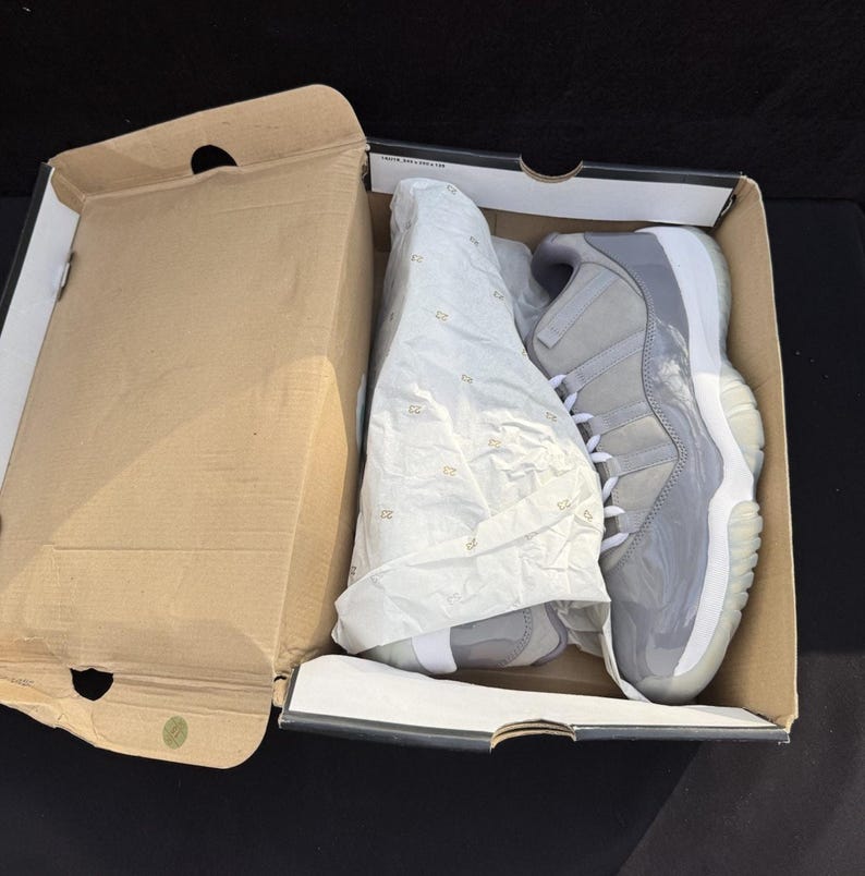 Nike Air Jordan 11 XI Low Cool Grey 528895-003 DS Rare Brand New OG Size 13 image 6