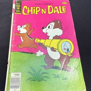 1978 Walt Disney Chip &#39;N&#39; Dale # 52 Gold Key Comics Comic Book Star Trek Ad