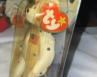 レア Ty ビーニーベイビーズ ミスプリント グローリーザベア