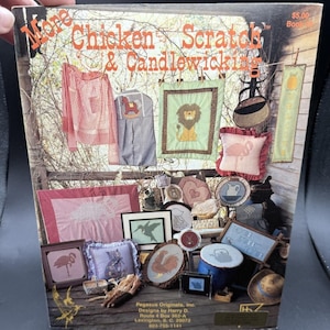 Vgt 1983 More Chicken Scratch & Candlewicking Needlecraft Instructions Patterns