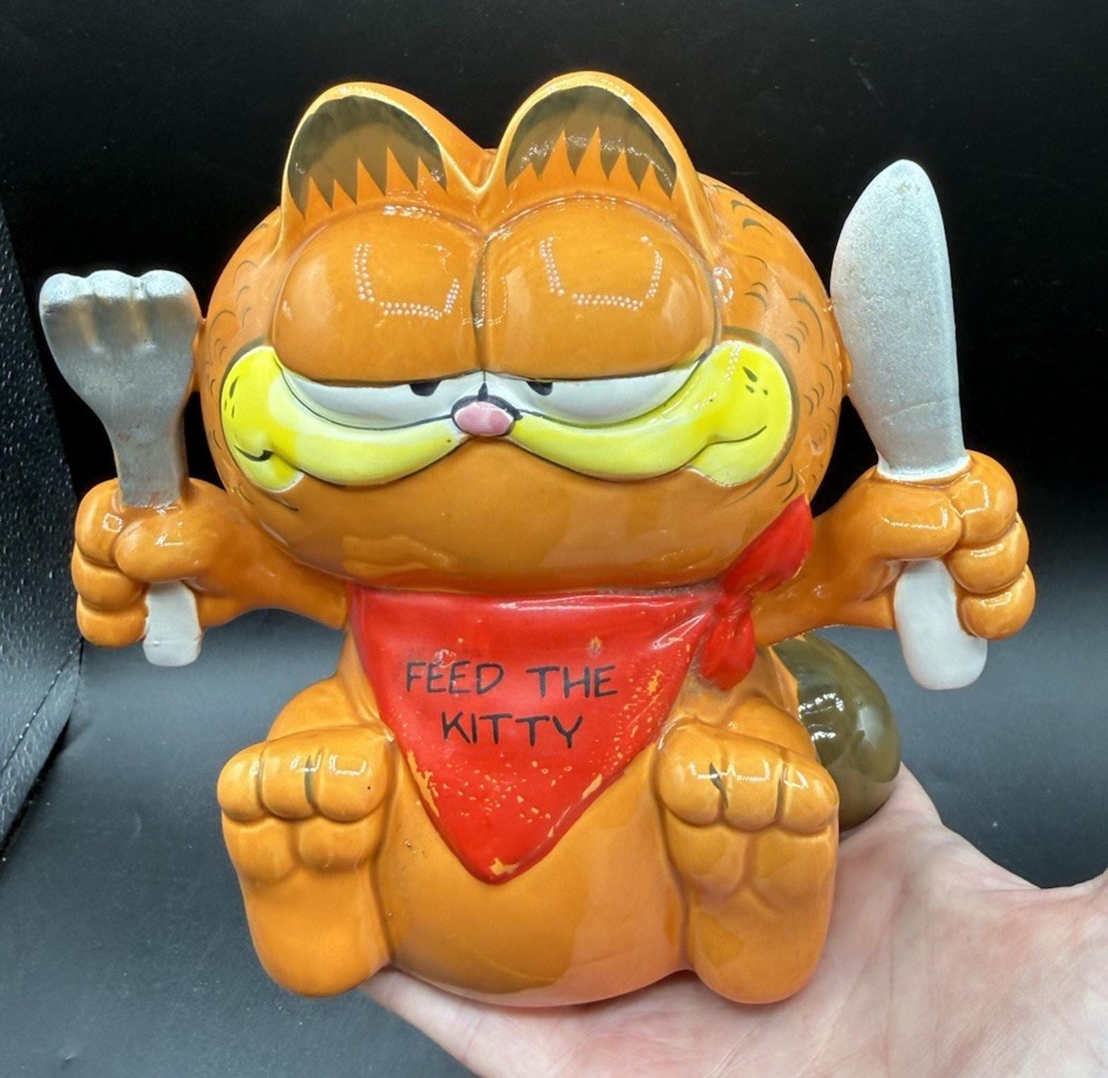 Garfield piggy bank - Etsy 日本