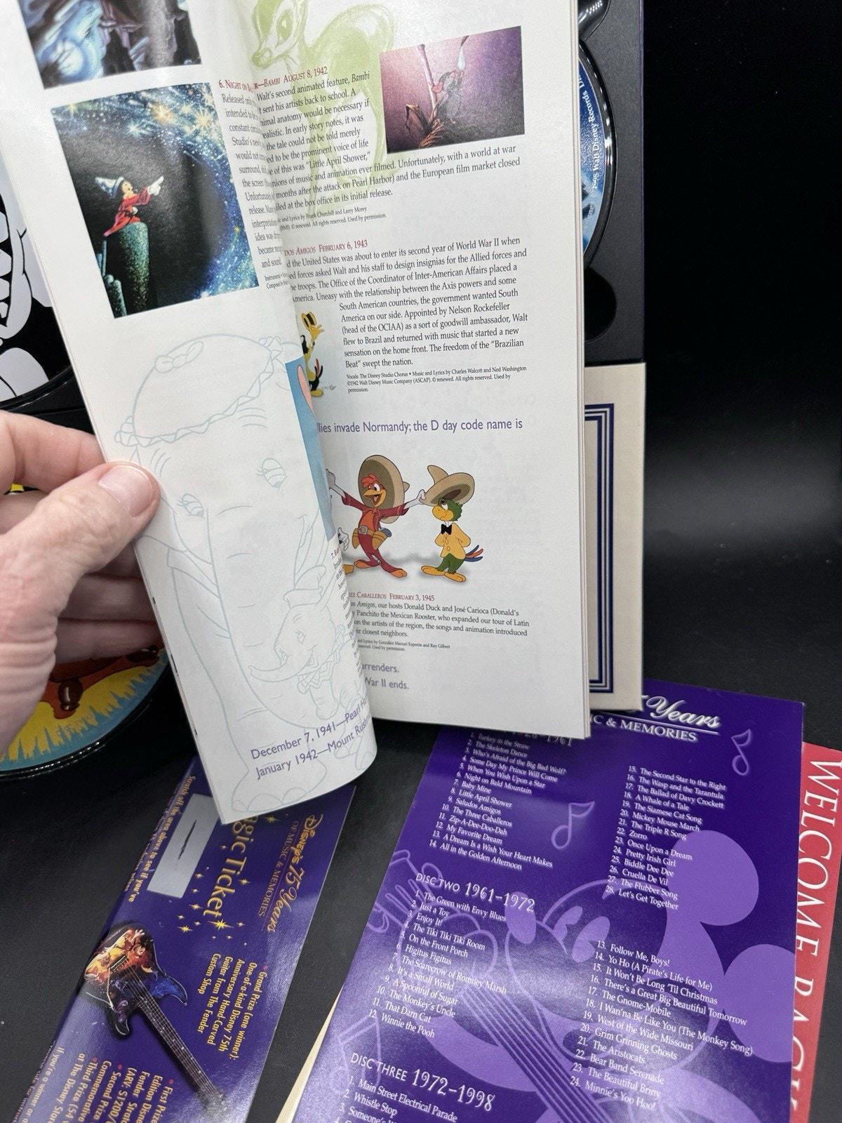 ディズニー75周年記念 MUSIC & MEMORIES CD のシリアルナンバー入り 