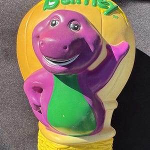 Barney Night Light - Etsy