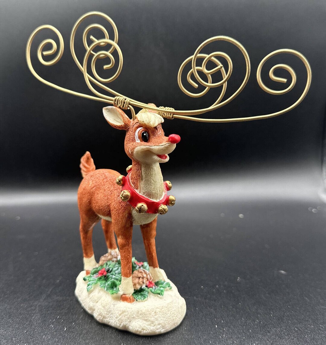 Vintage the Rudolph the Red Nose Reindeer Photo Tree L.P GT - Etsy