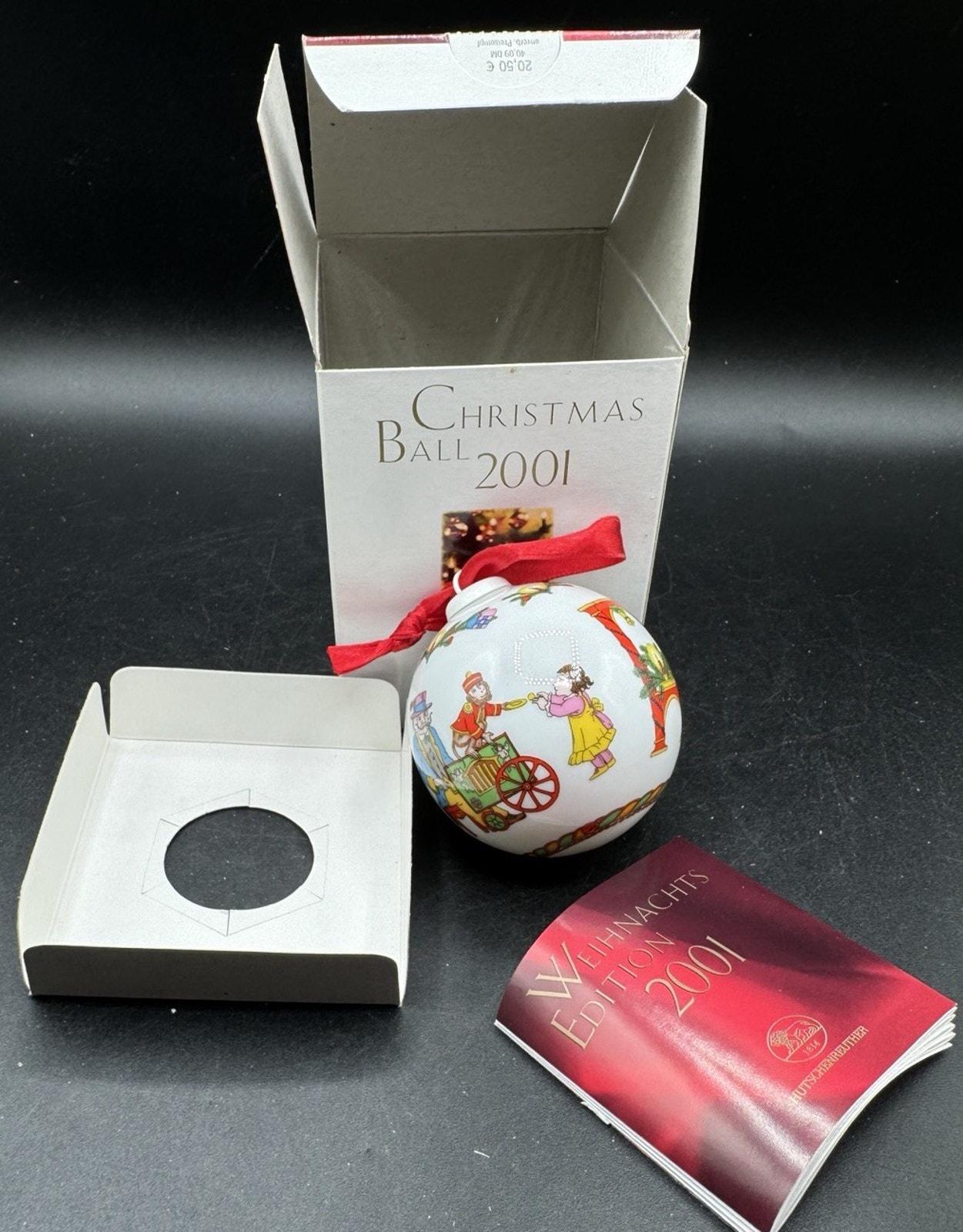 2001 フッチェンロイター ヴァイナハツ クーゲル磁器クリスマス