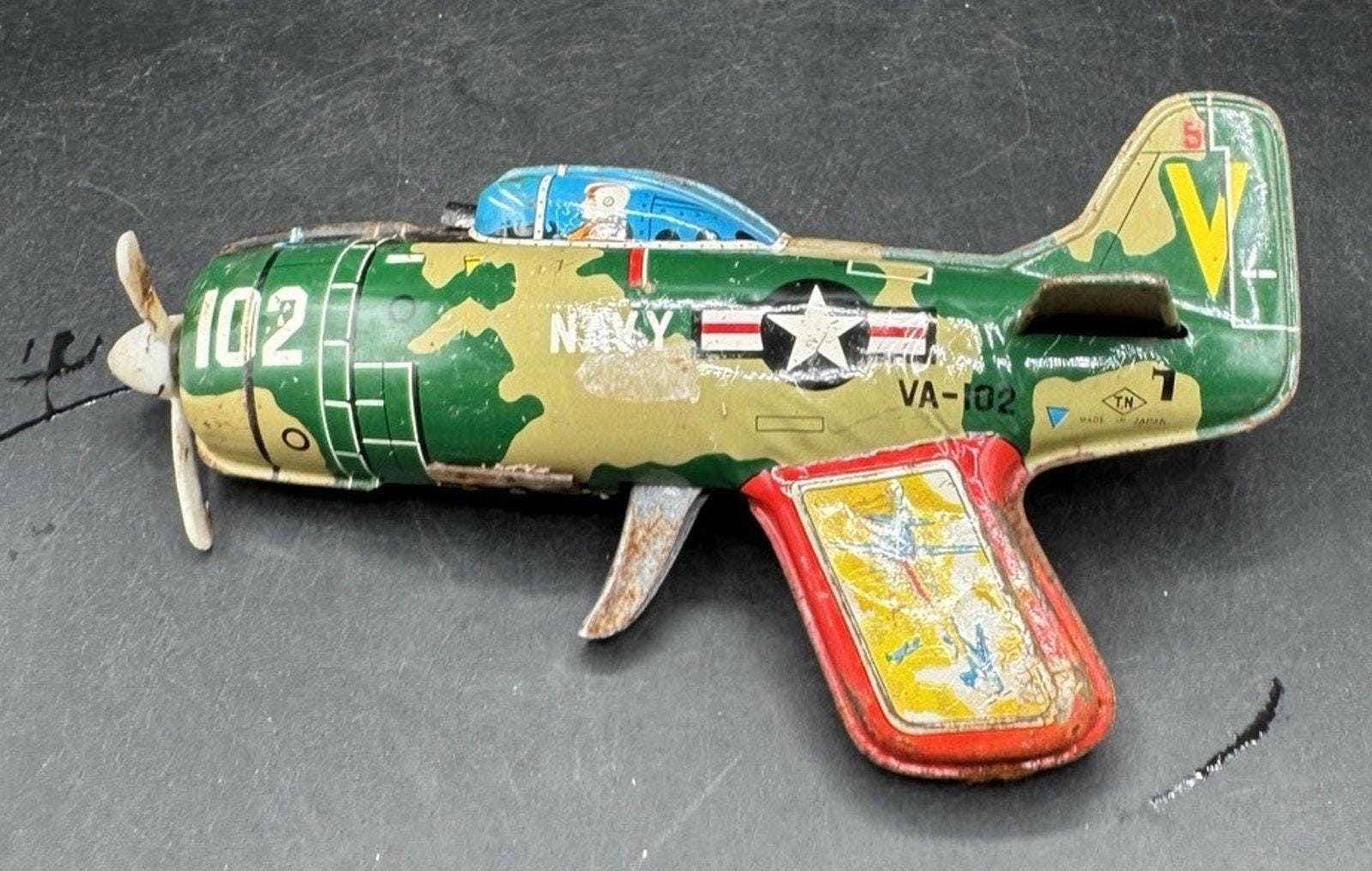 Avion Jouet Ancien TAIYO - Japon - Collection Vintage