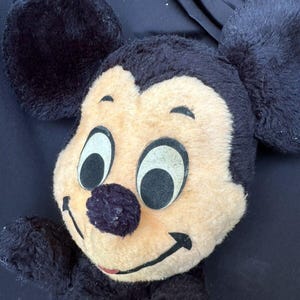 Rare Vintage 21” Disney Walt Disney Characters Mickey Mouse Plush W/ Tail & Tag image 6