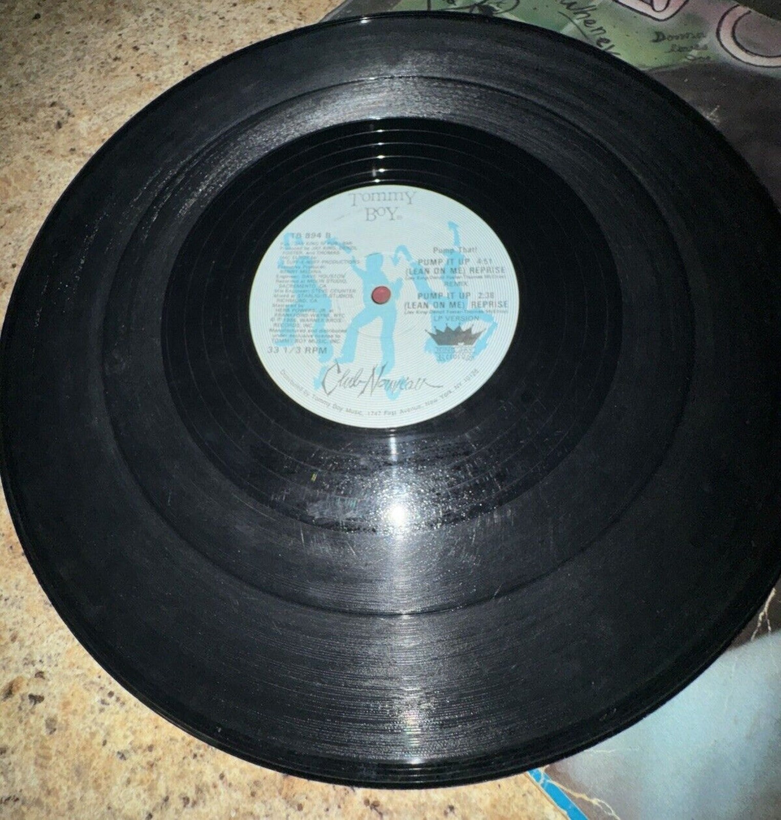 Club Nouveau Lean on Me Remix 12” Vinyl Maxi-single Tommy Boy