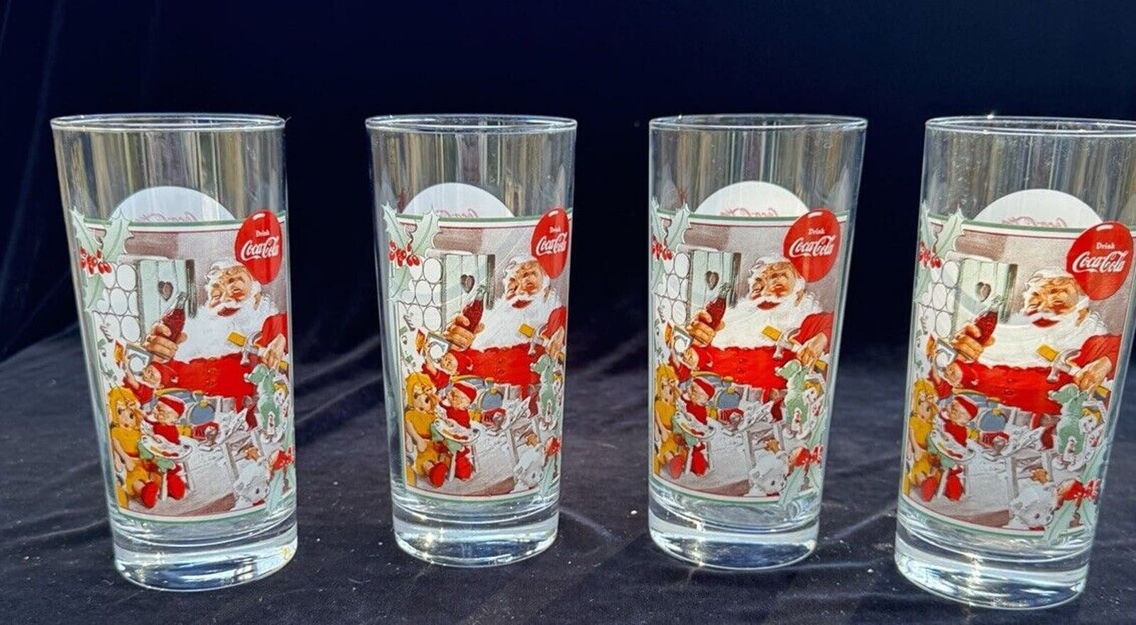 ヴィンテージ コカコーラ サンタクロース クリスタル 1994 クリスマス