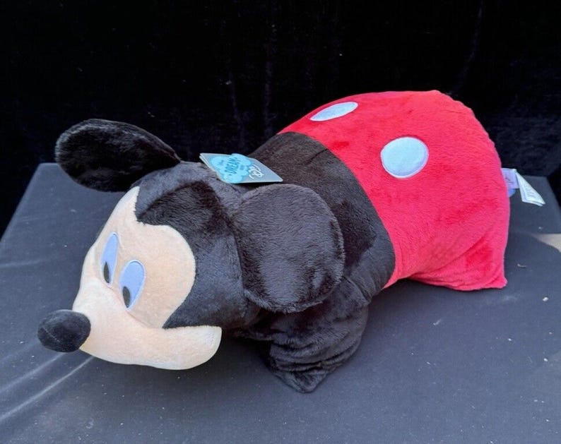 Mickey Mouse Pillow Pet Large 18” Walt Disney Stuffed Animal Plush Toy New! image 1
