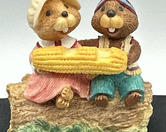 Cute 1992 HALLMARK Tender Touches “Sweet Sharing” Thanksgiving QEC6341