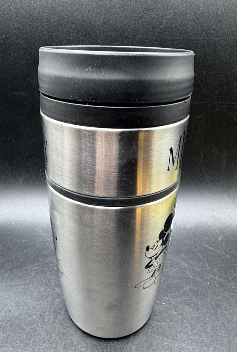 Vintage 1990’s Disney Store Park Mickey Mouse Tumbler Insulated Cup New! -DS3 image 3