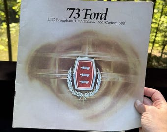 Original 1970 Ford Full-Line Sales Brochure – LTD, Galaxie 500, XL, Custom, Ranch Wagon – 24 Pages Of Classic Nostalgia