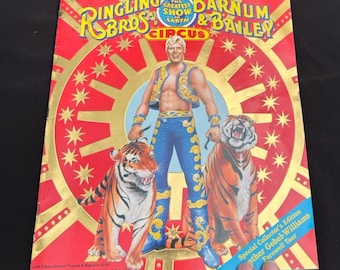 Vintage 1989 Ringling Brothers und Barnum & Bailey Circus Programm Selten