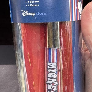 Nuevo juego de cubiertos Disney Store Mickey Mouse Americana de 12 piezas - DS4 imagen 3