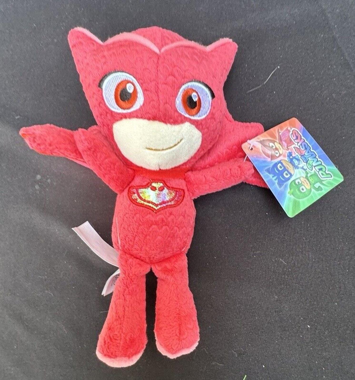 PJ Masks Gufetta, peluche da pollici, nuovo con etichette