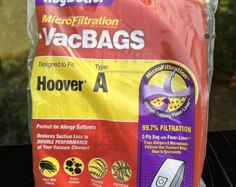 Rug Doctor Hoover Type A 2 Replacement Bag Vacuum Microfiltration RD10470 -S27