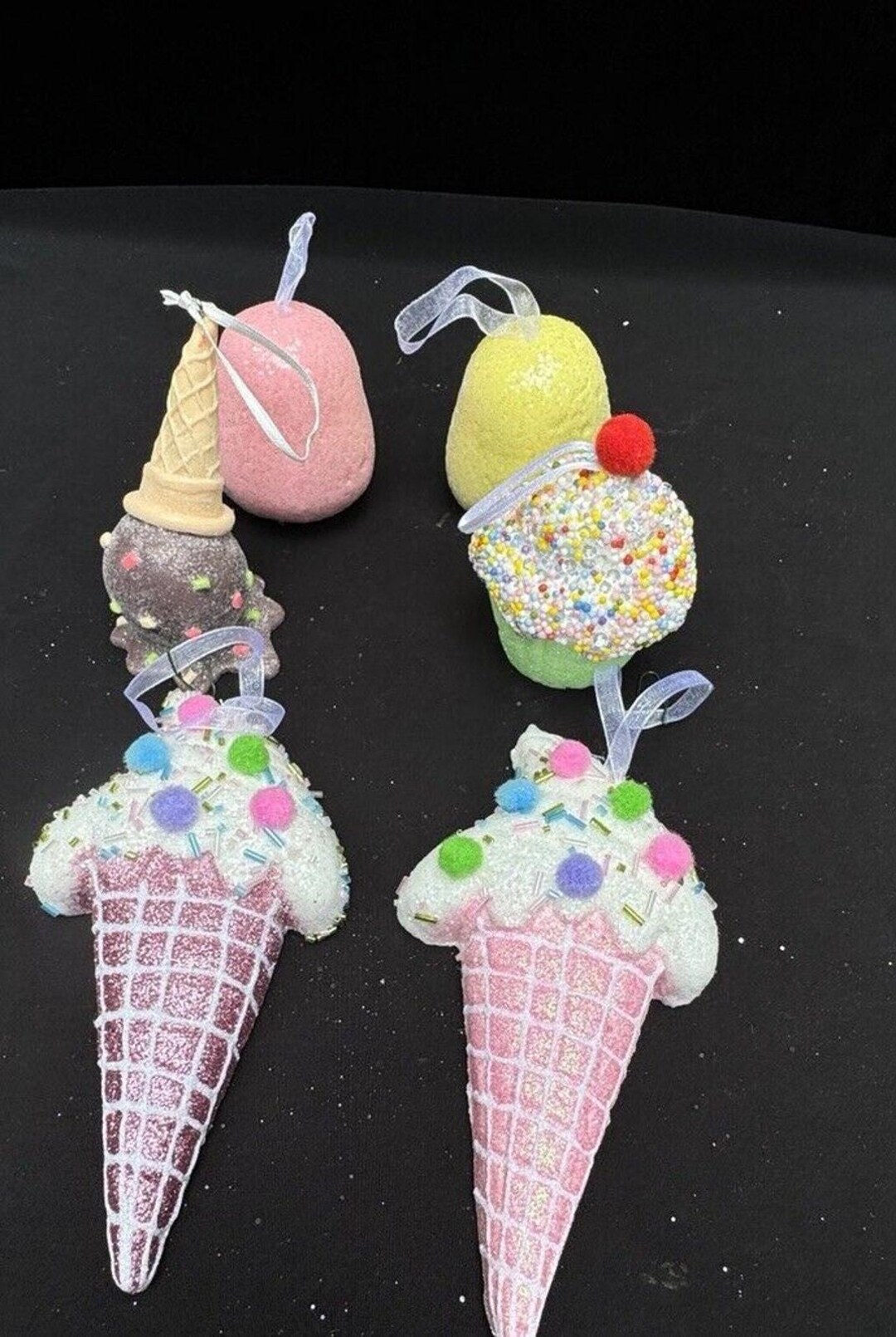 Lot De 6 Cornets De Crème Glacée En Plastique – Moules à Sable Pour Plage Et Neige – Jeu Créatif
