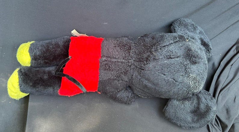Rare Vintage 21” Disney Walt Disney Characters Mickey Mouse Plush W/ Tail & Tag image 7