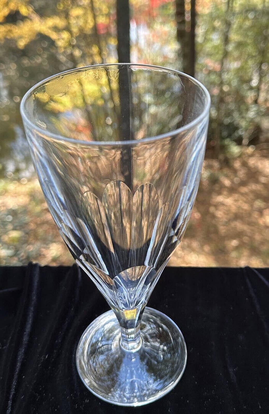 Royal Doulton Highgate Set of 4 Crystal Champagne Flutes - Clear Glass
