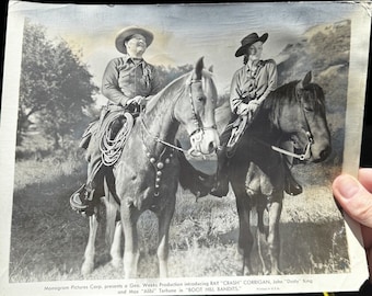 1950 Boot Hill Bandits Monogram Pictures Corp Movie Film Promo Photo Cowboys