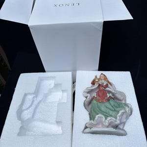 Rare Limited Grace 2002 Christmas Princess Lenox Fine Porcelain Figurine In Box! Mint