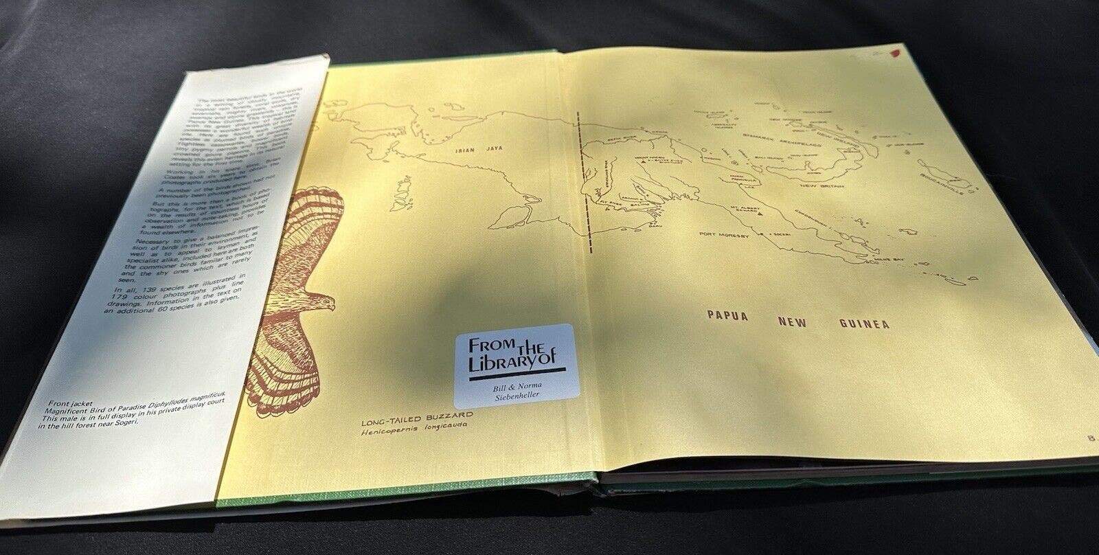 Fly Leaf Example Book 1977 Birds in PAPUA NEW GUINEA Book With Flyleaf Map Beautiful Color ...