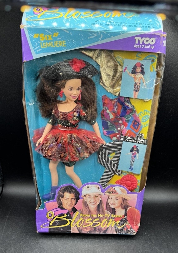 激レア⭐︎1980年代 Nice'n Soft Advertising Doll New Vtg 1993 Blossom TV Show “six Lemuere Doll