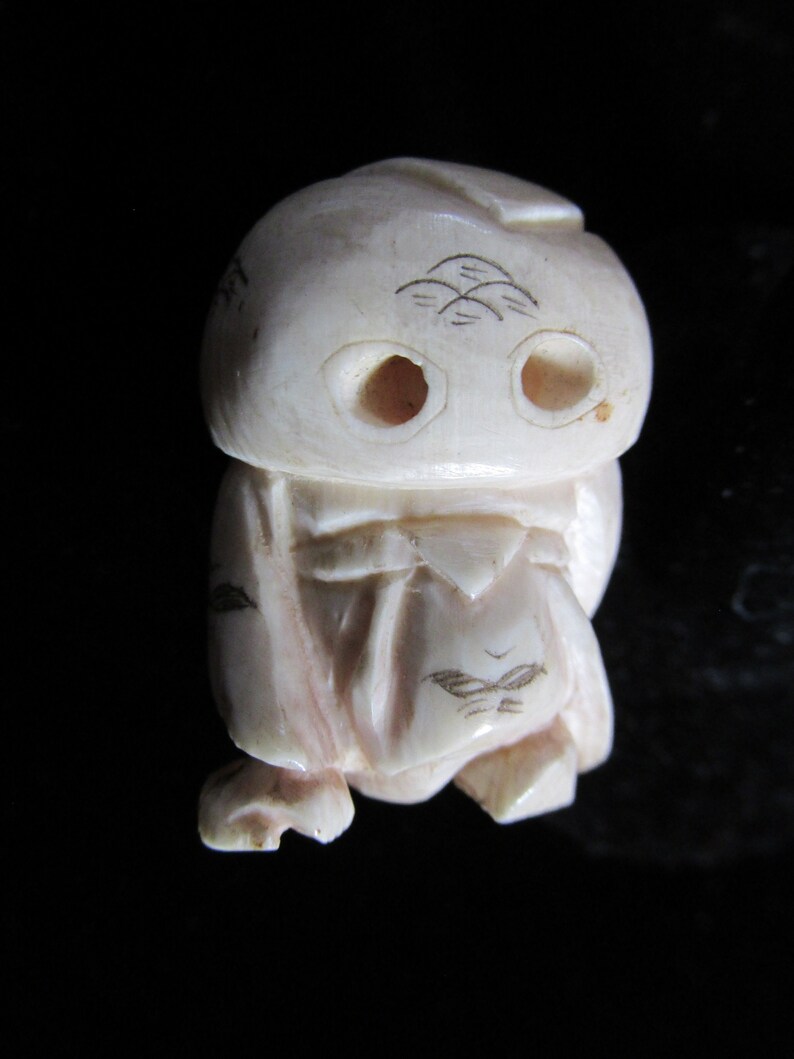 Vintage Old Man Netsuke