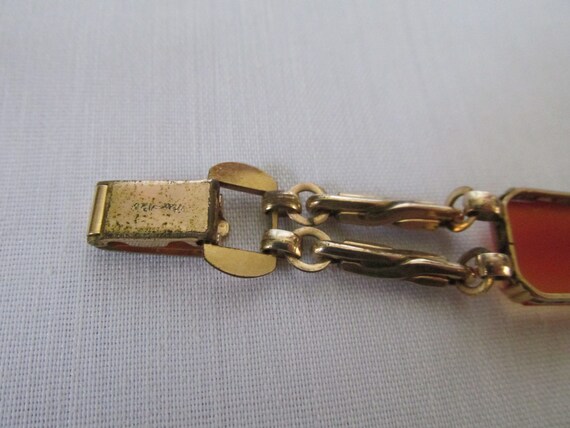 Gold Plated Bracelet Marked Speidel - image 3