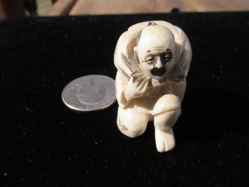Vintage Old Man Netsuke