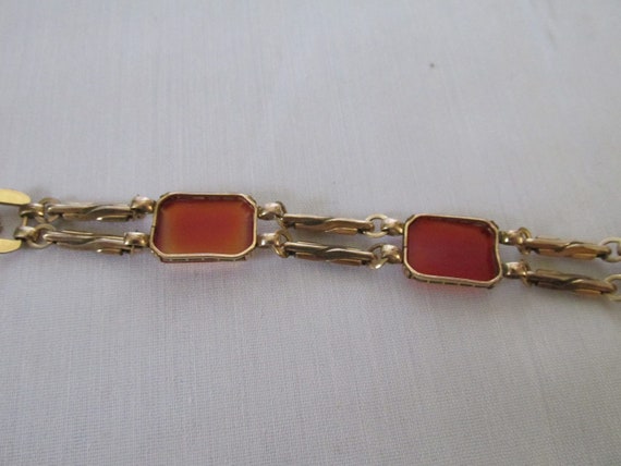 Gold Plated Bracelet Marked Speidel - image 5