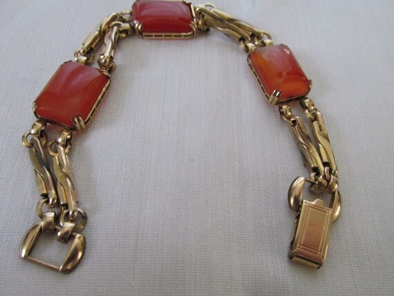 Gold Plated Bracelet Marked Speidel - image 2