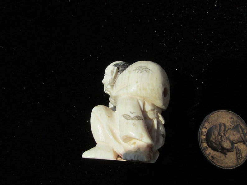 Vintage Old Man Netsuke