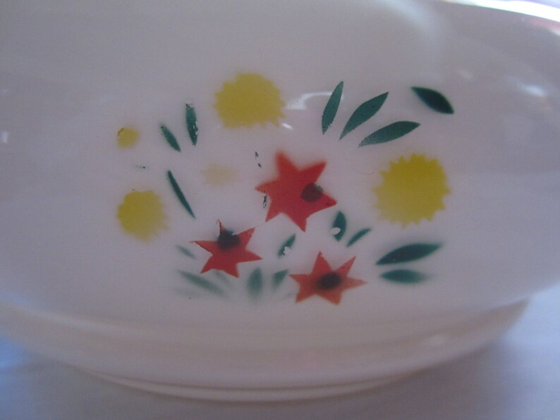 Art Deco Step Bowl Ceiling Pendant with Original Hooks