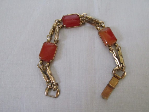 Gold Plated Bracelet Marked Speidel - image 1