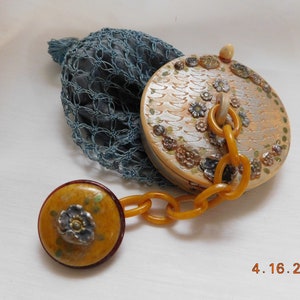 Antique Flapper Celluloid Top Purse