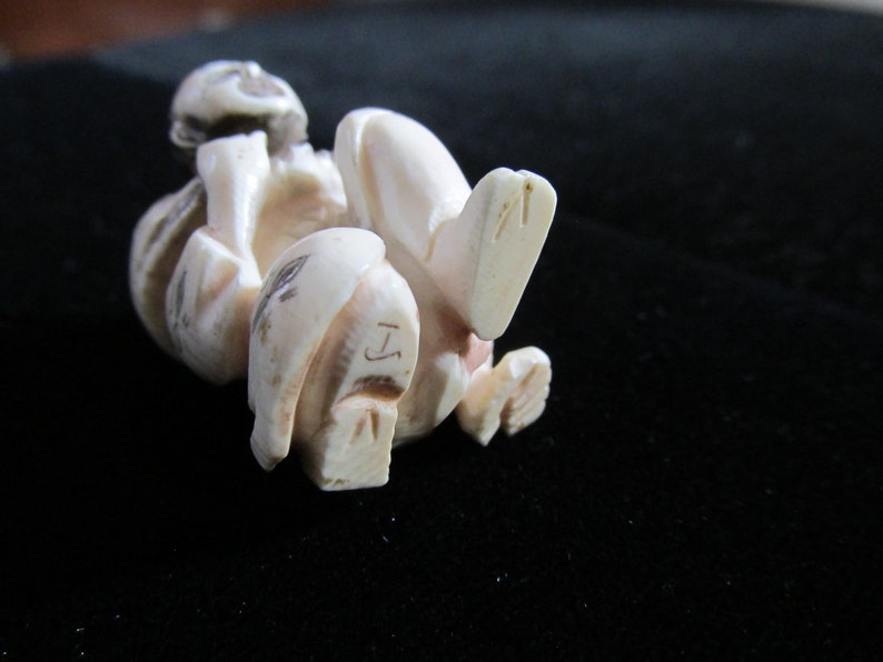Vintage Old Man Netsuke