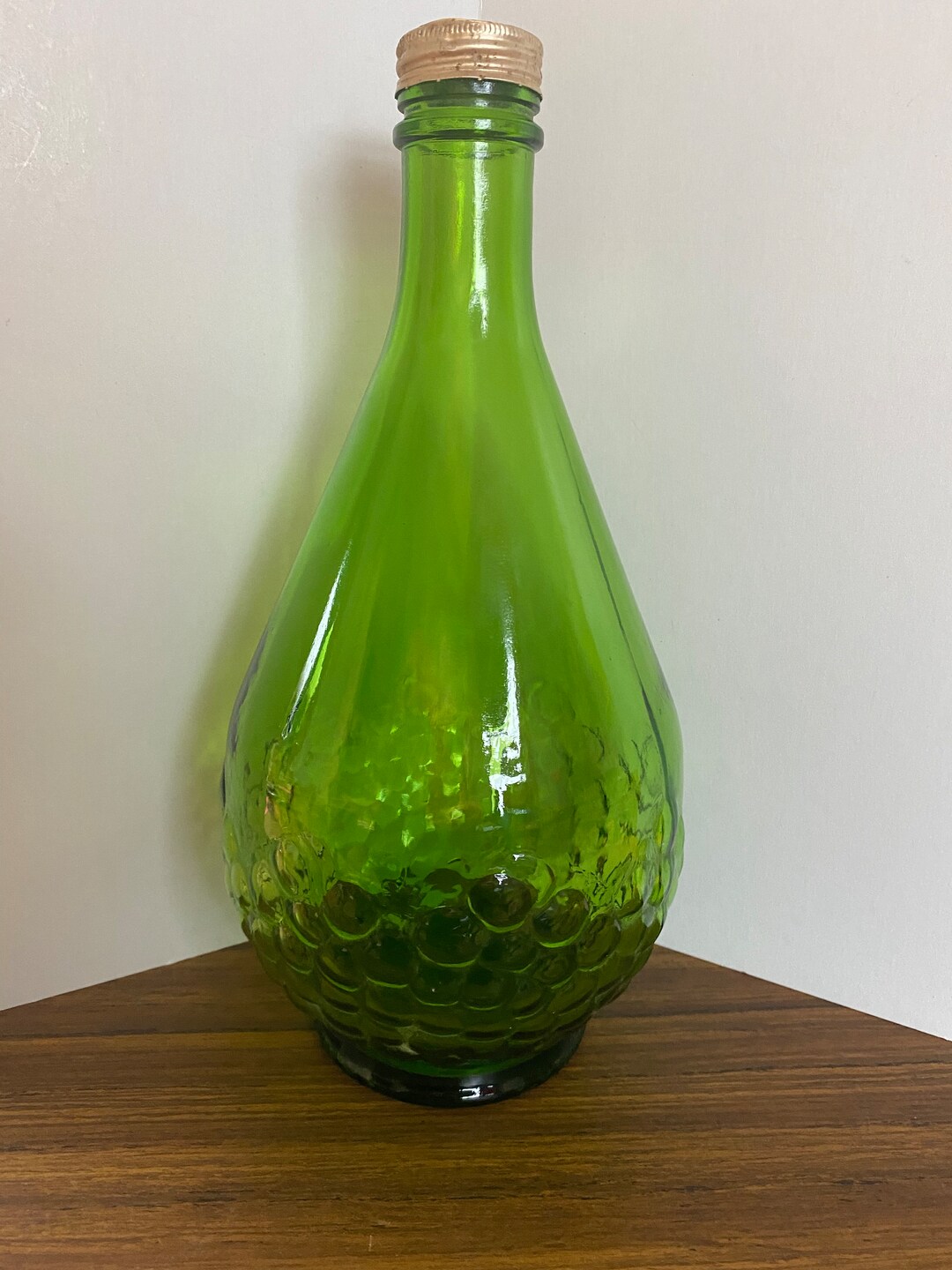 Vintage Gallo Green Emerald Glass Wine Jug 1/2 Gallon Flavor Etsy