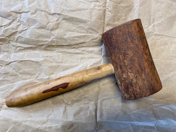 Antique 2024 wooden mallet