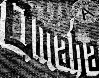 Omaha Wall Mural Black & White Wall Art. Omaha Black And White Pictures | Omaha Office Art