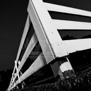 New Albany White Fence Black & White Wall Art. New Albany Ohio Black And White Pictures |  New Albany Ohio Office Art