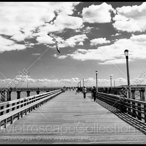 Black and White, New York City Photography, Coney Island Pier, Fine Art ...