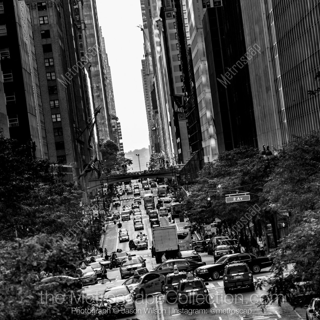 Black and White, New York City Photography, 42nd St Midtown, Fine Art ...