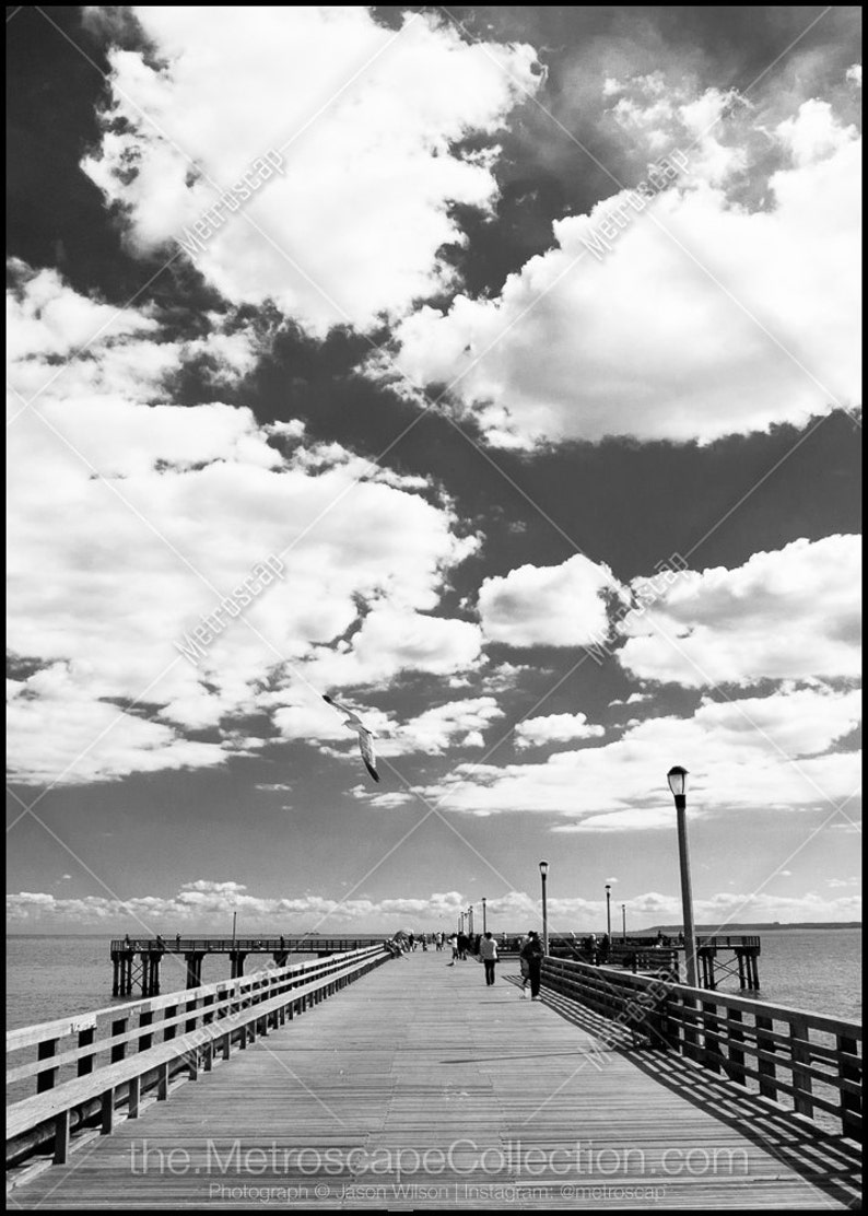 Black and White, New York City Photography, Coney Island Pier, Fine Art ...