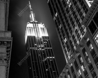 マンハッタン上空、ニューヨークの写真、エンパイア ステート ビル
