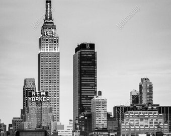 Black and White, New York City Photography, Midtown Manhattan Skyline, Fine Art Photography, NYC Pictures, Midtown Manhattan