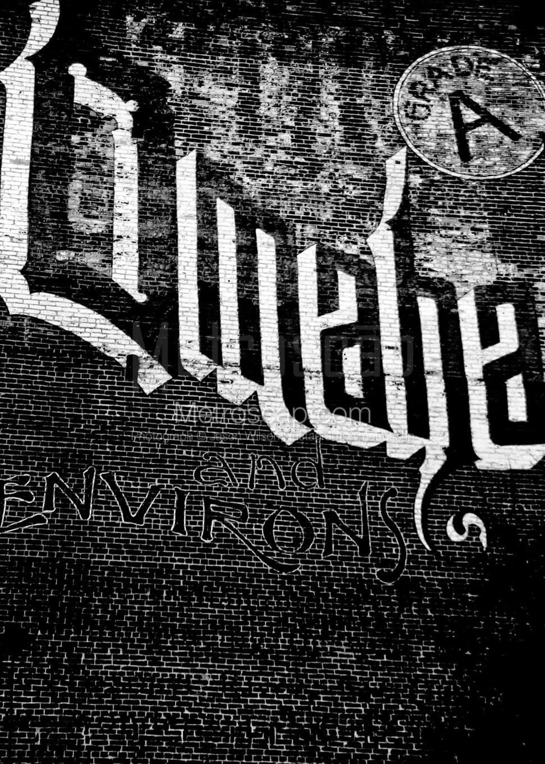 Omaha Wall Mural Black & White Wall Art. Omaha Black and White Pictures